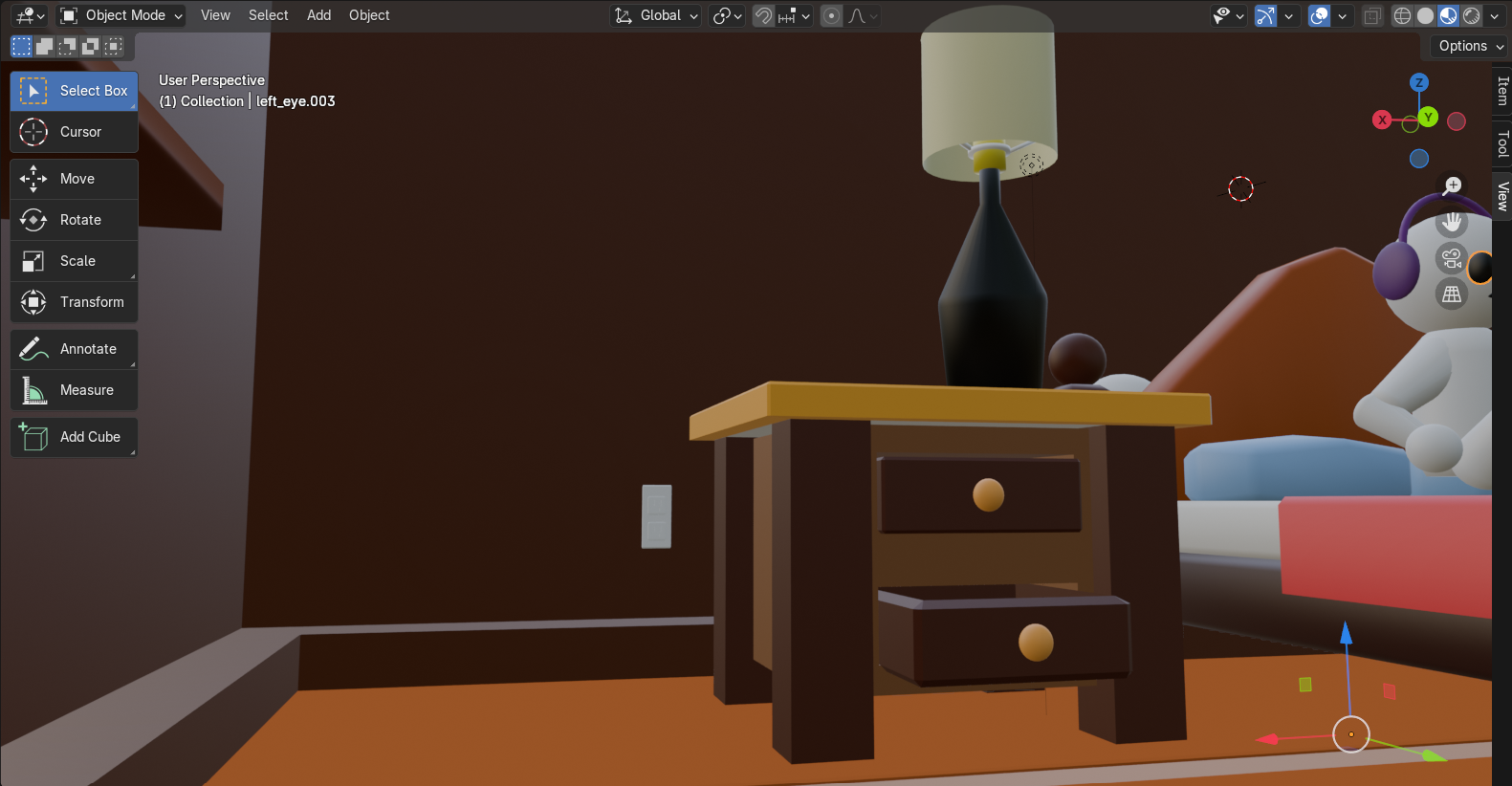 Lamp Placement on nightstand